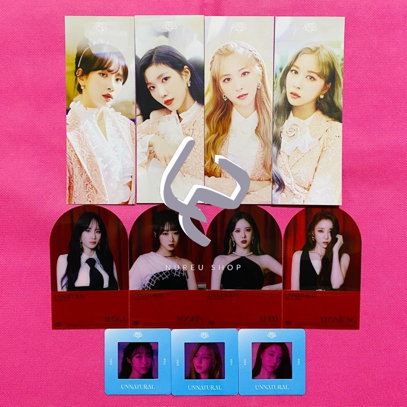 WJSN - Unnatural (Mini Slogan Stand Film Photo : Seola Soobin Luda Dawon Eunseo Dayoung Yunjeong)