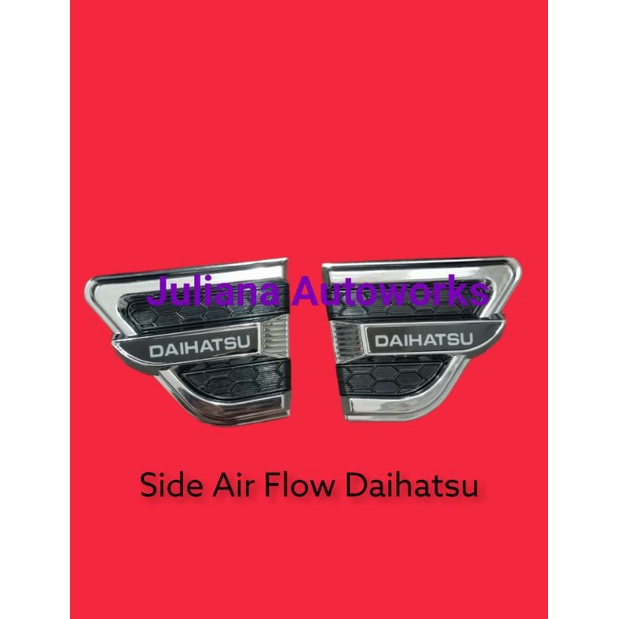 Side Vent Air Flow Sporty Suzuki Ertiga TRDSportivo Terios Daihatsu Nissan Innova