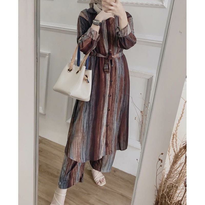 Setelan Tunik Rayon Premium/Setcel Rayon tunik