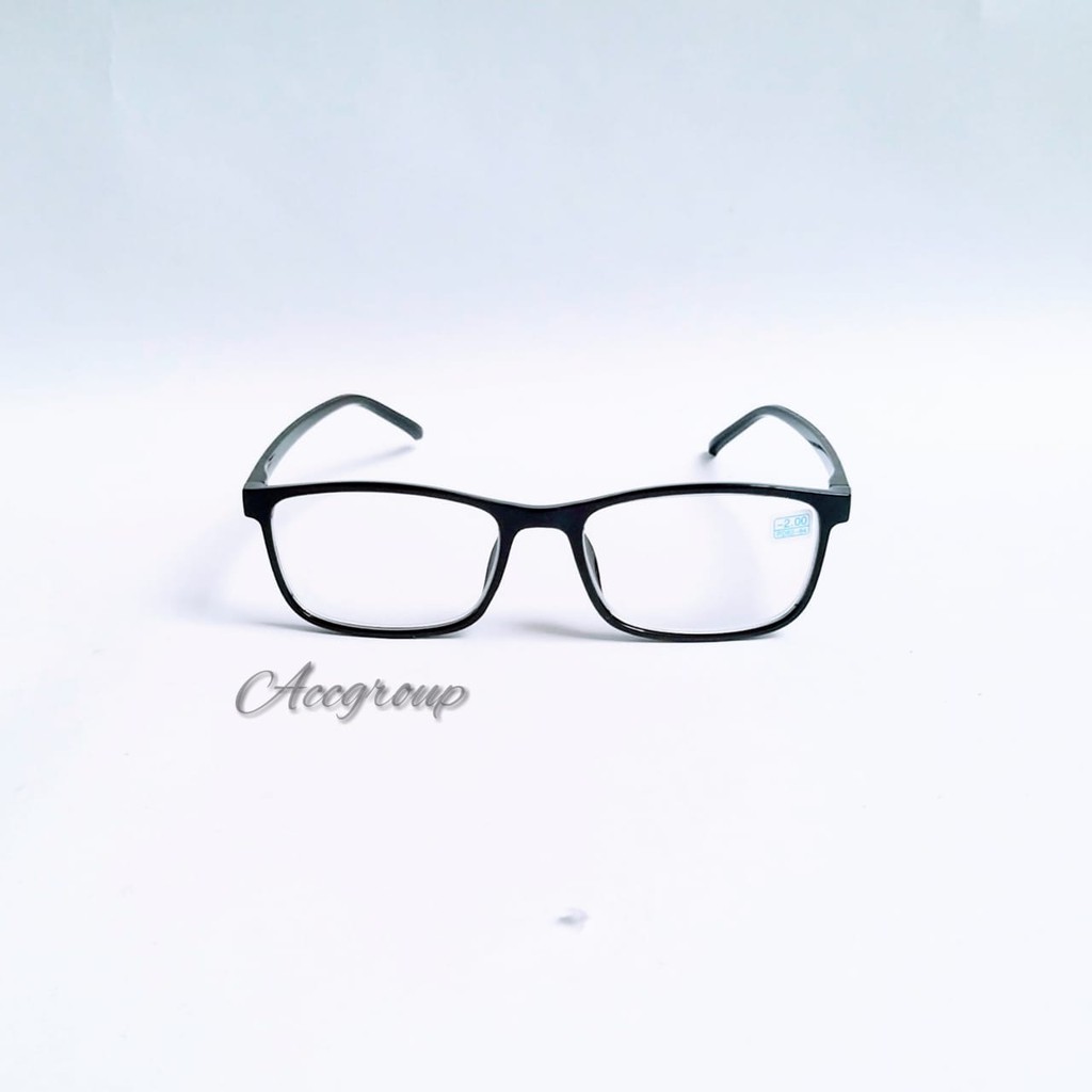 NEW COD Kacamata Minus Unisex Model Kotak Ukuran 0.50 s/d -6.00 Free Box Dan Lap Vintage Korean Style