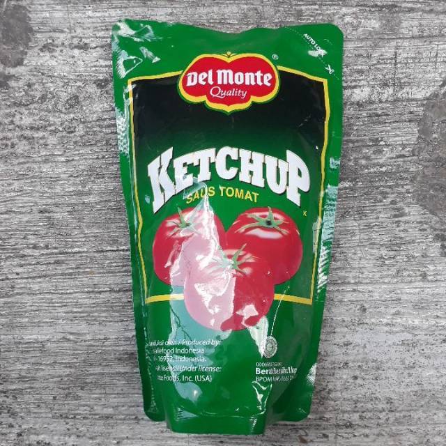 Delmonte Saus Tomat 1kg Pouch / Del Monte Saus Tomat Delmonte Pouch 1kg Kemasan Refill - Del Monte K