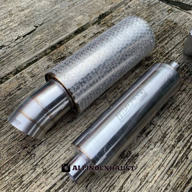 Knalpot Alpino exhaust S02 polos + Resonator