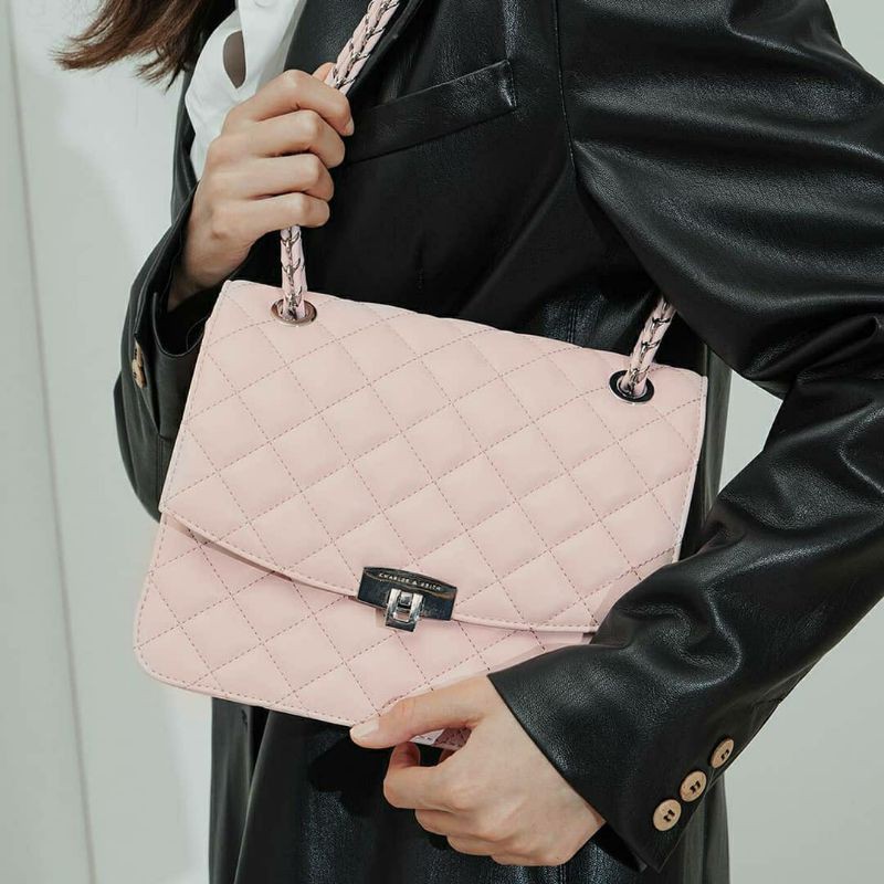 9.9 SALE | CK Quilted Push Lock Bag