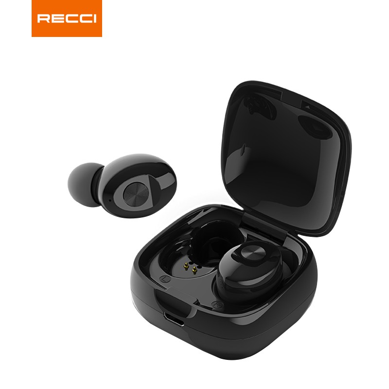 Earphone Wireless Earbuds REP-W11 Black Recci