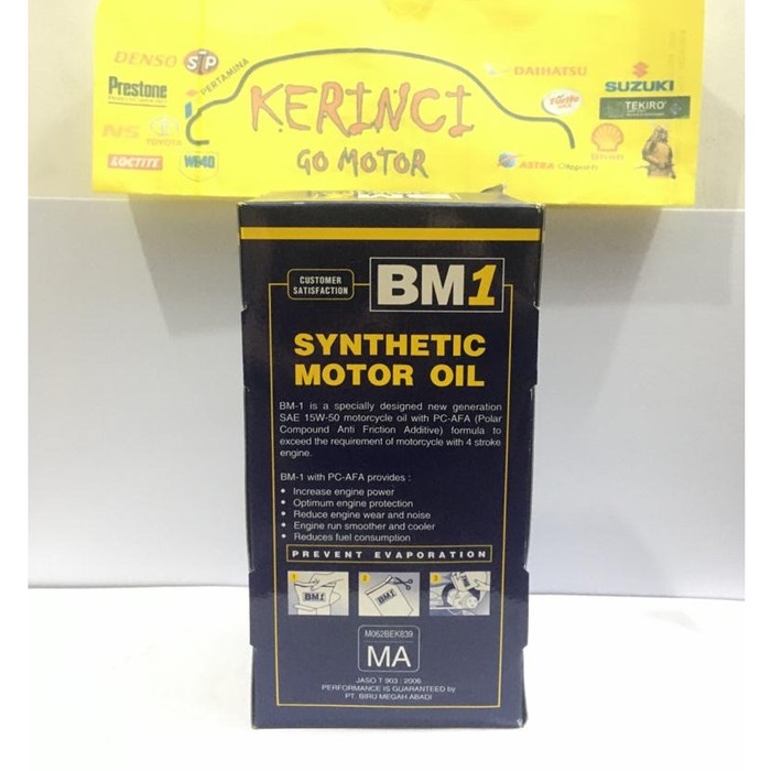 OLI BM 1 15W-50 PC-1000 SYNTHETIC 1L - OLI MOTOR BM1 PC1000 15W50 IL