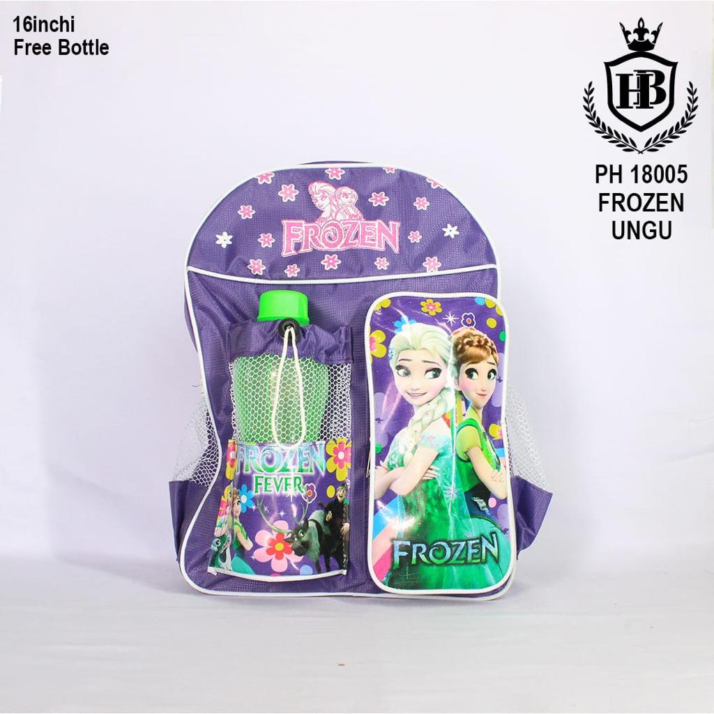 Tas Cartoon  Karakter  Ransel Anak Perempuan PH 18005 ' 16 inchi  FREE BOTOL MINUM / New ArrivaL