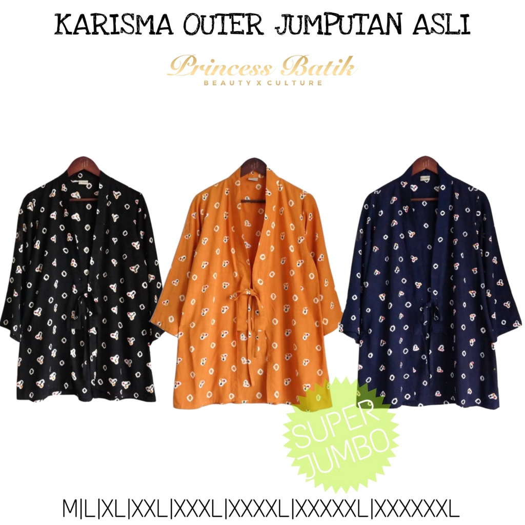 READY STOCK CARDIGAN  KARISMA OUTER SUPER JUMBO  LONG CARDI BATIK JUMPUTAN BATIK CARDI BATIK LONG CA