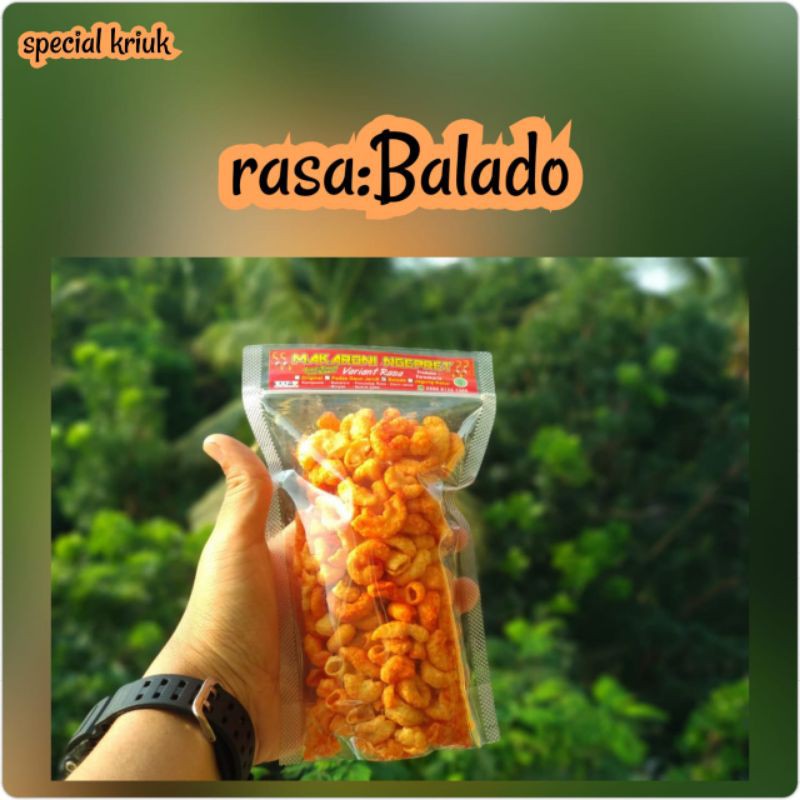 

MAKARONI NGEPRET - Spesial kriuk rasa balado