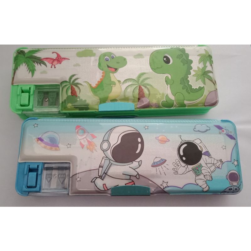 

kotak pensil magnet/ kotak pensil astronot/ kotak pensil dinosaurus/ kotak pensil bt21/ avengers