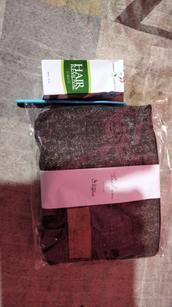 Pouch Green Angelica Eklusif Hitam Dan Bagus