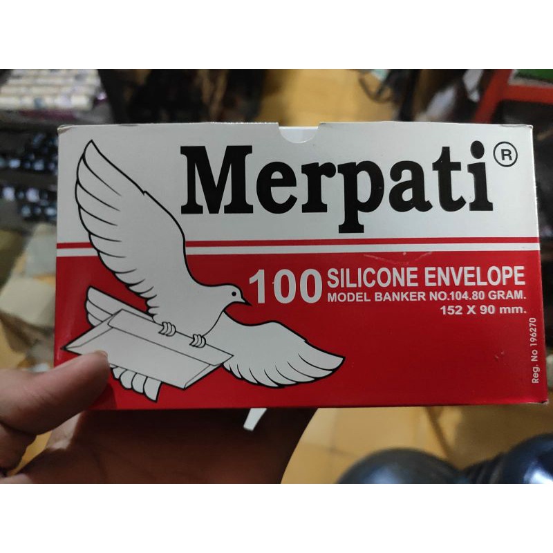 

AMPLOP LEM MERPATI UKURAN TANGGUNG 152 X 90 mm