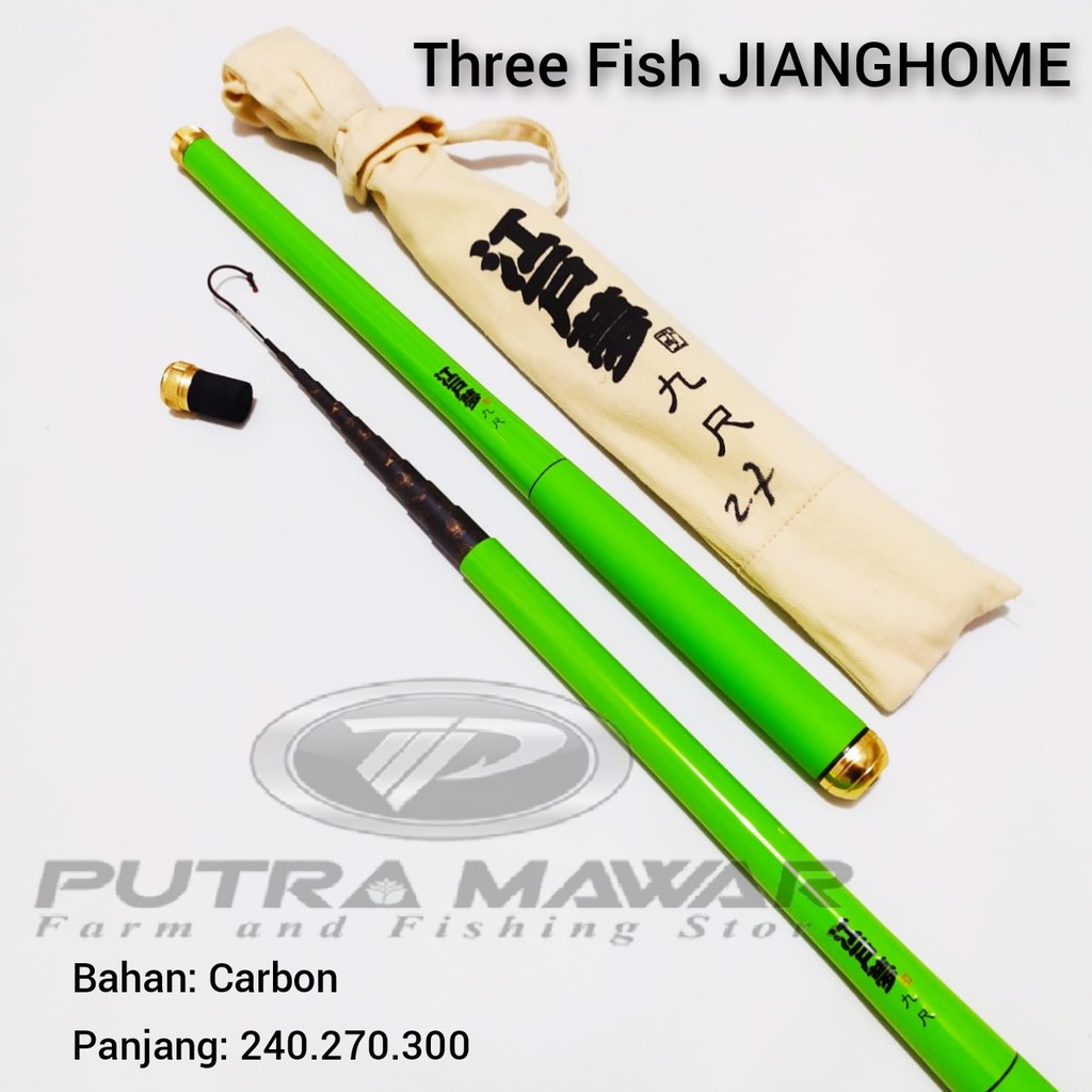 Joran Tegek Three Fish JIANG HOME 270 joran treefish/jianghome/3ikan/trifis