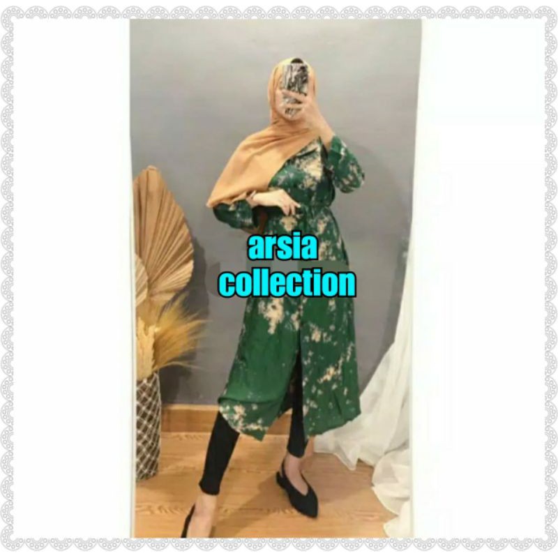 dress tunik abstrak bali