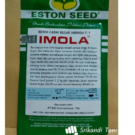 Muraaaahh.. Cabe Besar Imola New F1 Cabe Besar Hibrida New Imola Buah Lebat Kemasan 10gr Original Pa