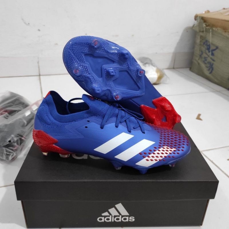 Sepatu Bola Adidas Predator Mutator 20.1 Blue Red Fg
