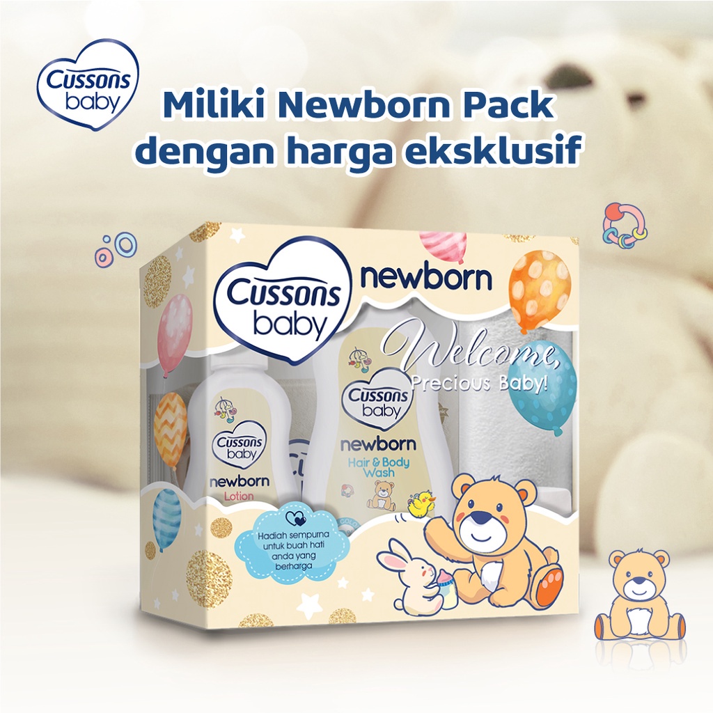 CUSSONS  / ZWITSAL / CUSSONS MURAH GIFT SET MINI / MEDIUM TOILETRIES BABY SHOWER PAKET HADIAH BAYI CUSSON S-CUSSON SOFTENING SET