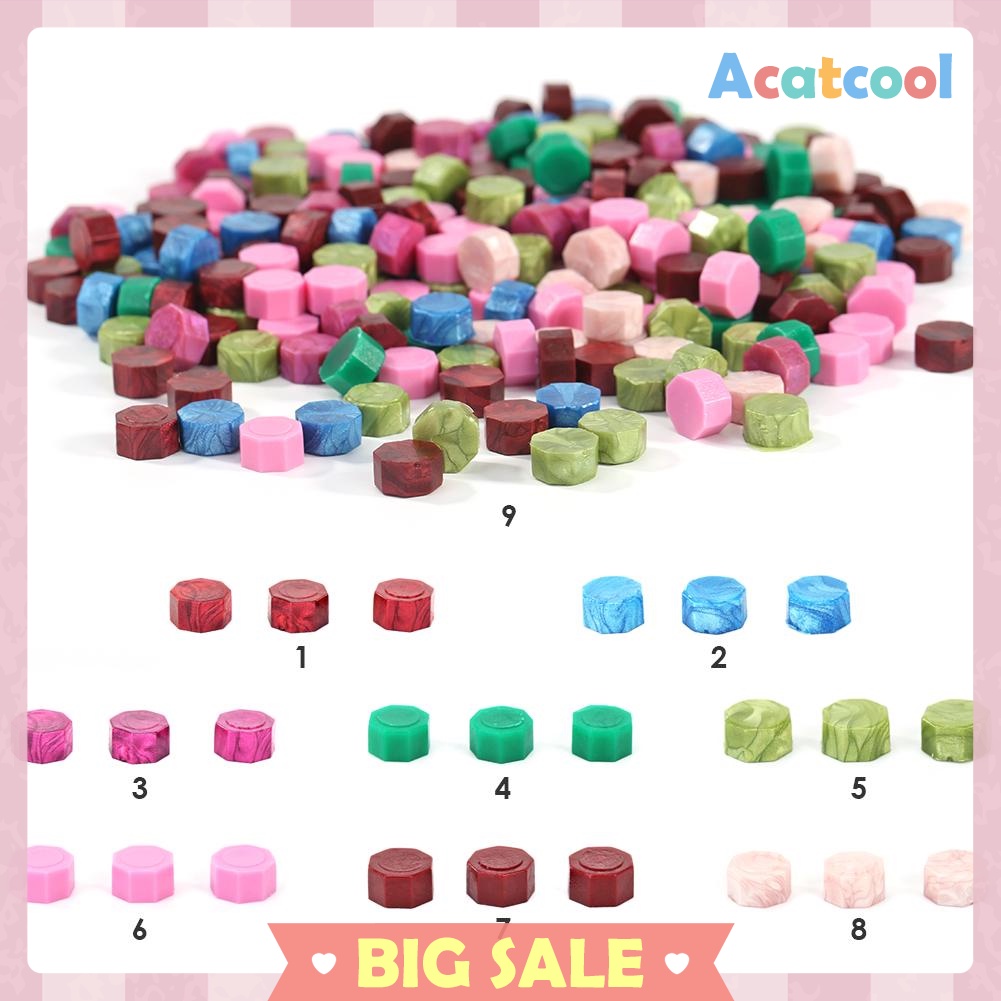 100pcs Retro Vintage Sealing Wax Granule for Stamping Album Envelope Letter