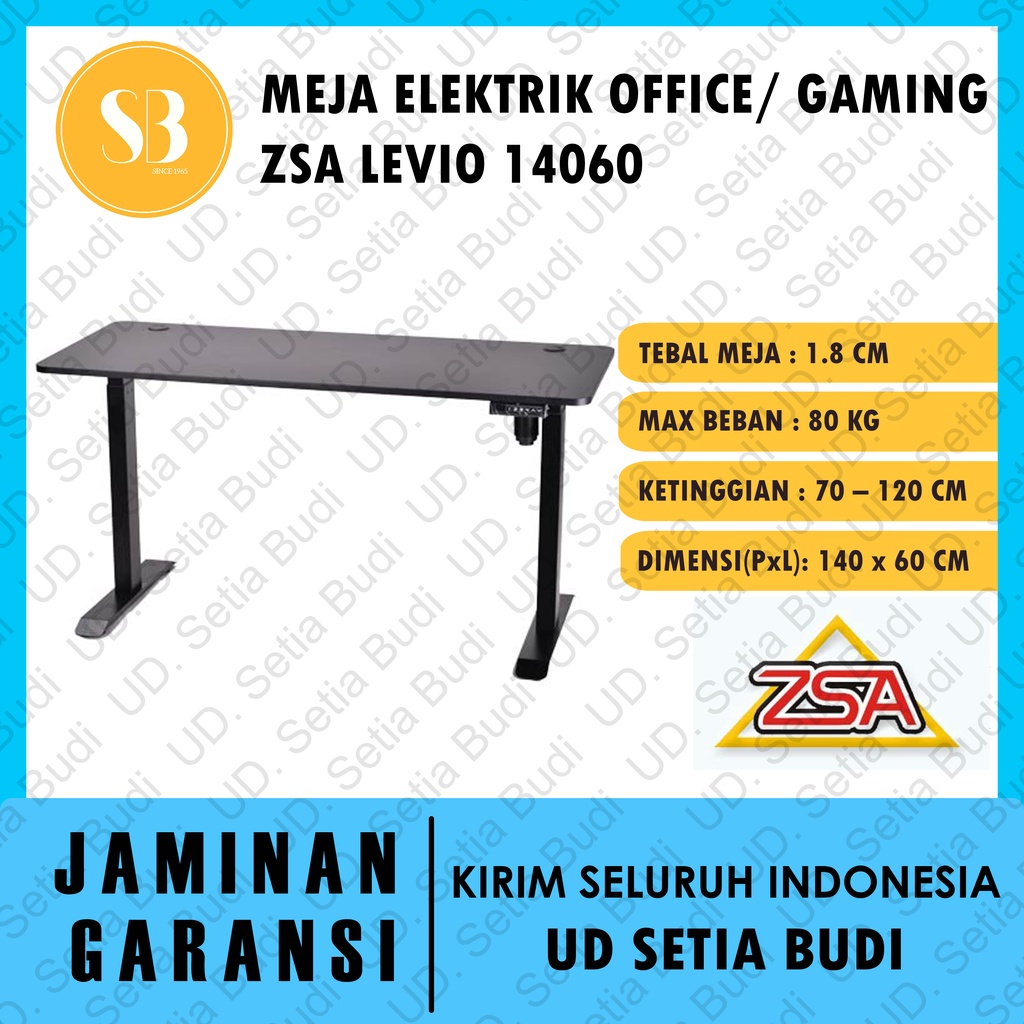 Meja Elektrik Office / Gaming ZSA LEVIO 14060