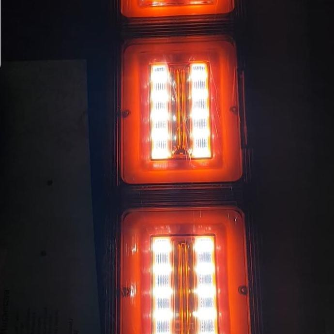 Stop Lamp Lampu Truk 24 Volt Model Kotak REM STROBO