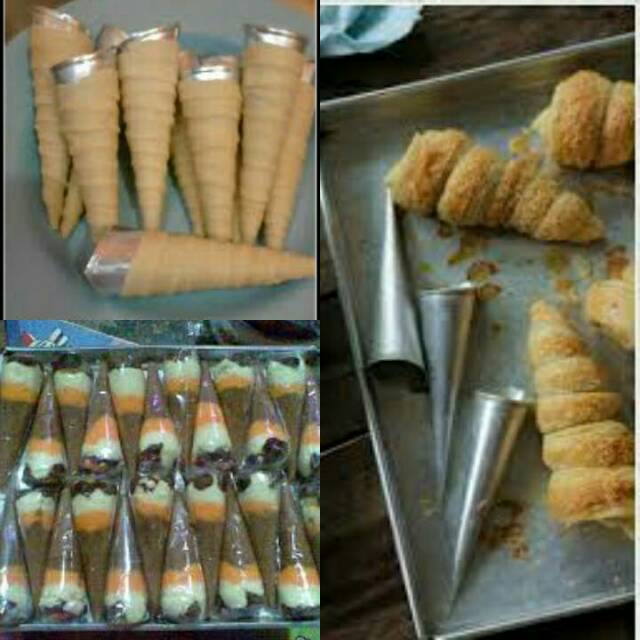 Cetakan Kue Rum Horn/ Kue Cuncum/ Pasung Kecil/ Bolu Corneto/ Horn