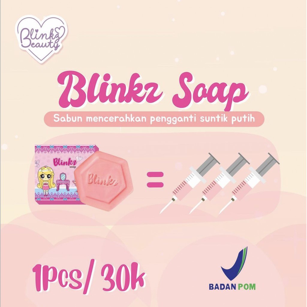 Blinkz Soap BPOM Ready Stock harga GROSIR