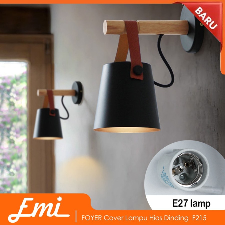 FOYER Cover Lampu Hias Dinding Nordic Living Room Light E27 - F215