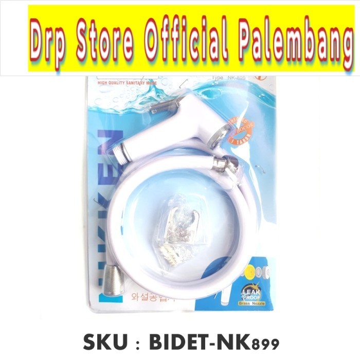 Nikken NK-899 Jet Shower - Kran Cebok closet kloset Selang Flexible