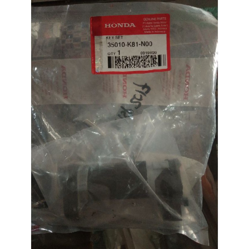 Kontak Key Kunci Set Honda Beat Street Beat ISP 2017 Ori K81