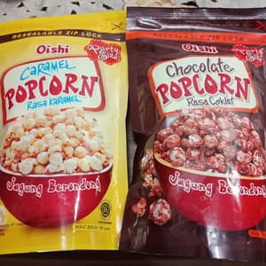 

Oishi Pop corn / Oishi PopCorn (Kemasan Ziplock)