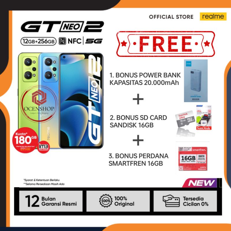 HP realme GT Neo2 12/256GB  [Qualcomm Snapdragon 870  5G  Processor, 5000mAh massive