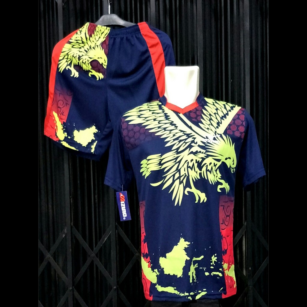 Gambar Desain Baju Volly Motif Batik | Kerabatdesain