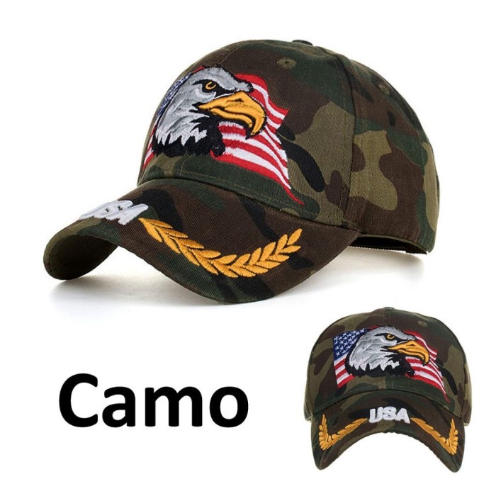 Topi Pria SALE TOPI IMPORT BASEBALL PRIA EAGLE EYE HAT ORIGINAL TERMURAH - Camo(C0Y2) Topi Distro Or