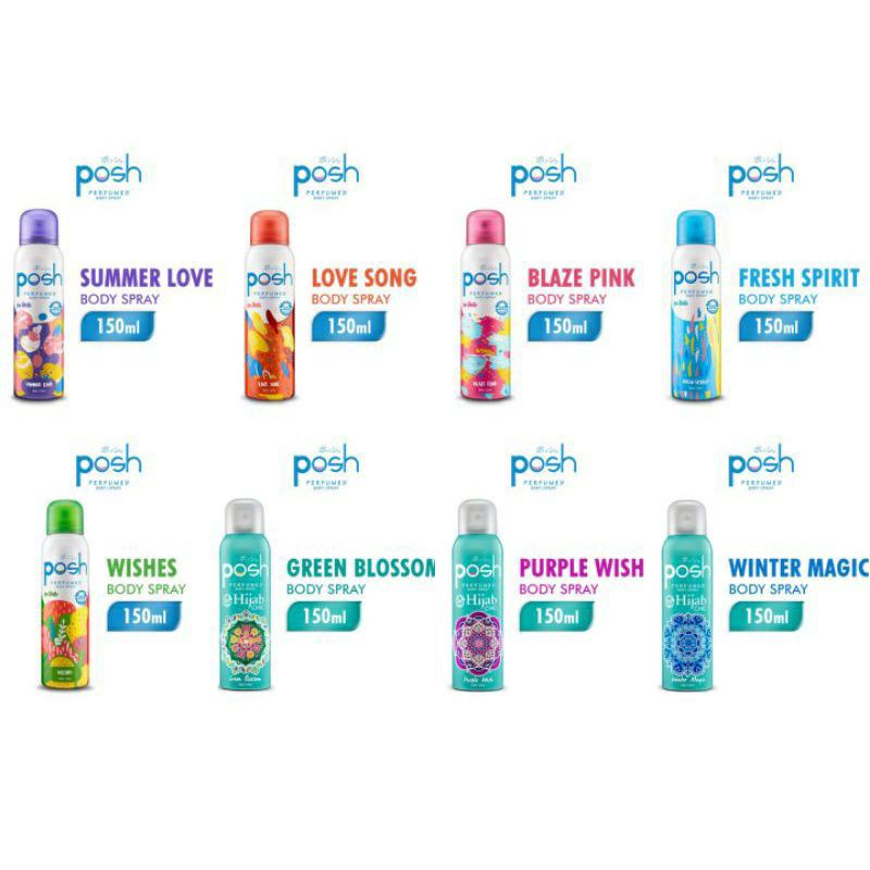 POSH BODY SPRAY | HIJAB CHIC 150ML ~ ORIGINAL 100%