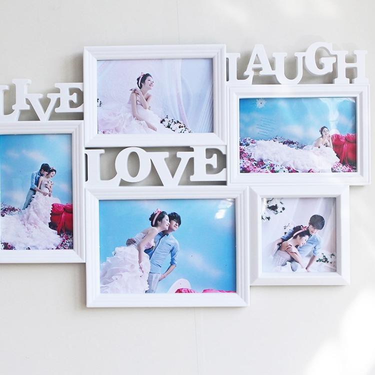 P 24 Live Love Laugh Photo Frame Bingkai Foto Pigura Dinding Keluarga Shopee Indonesia