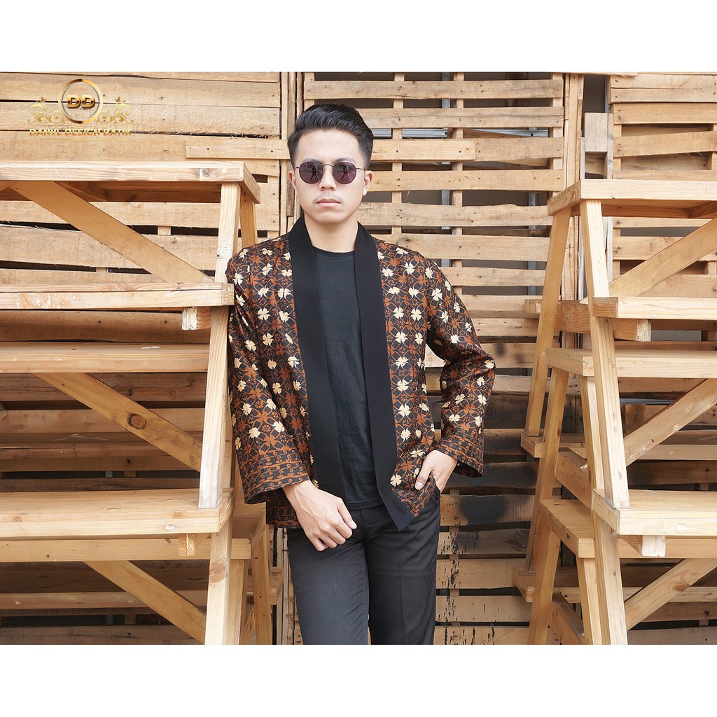 Batik Outer Kimono Pria - Kain Viscose