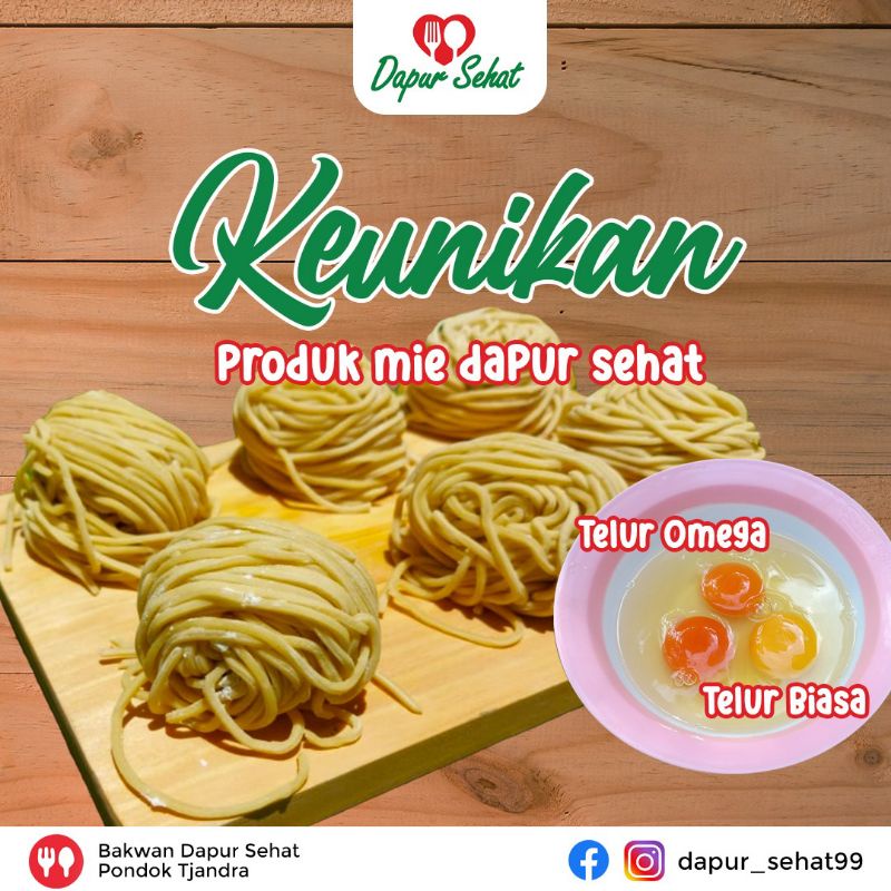 

Mie Basah Dapur Sehat tanpa pengawet