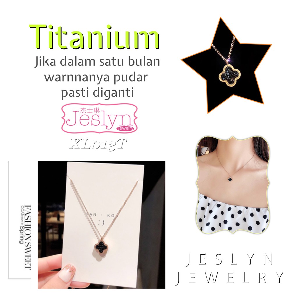 Kalung Wanita Titanium Kalung Kalung Emas Rantai Kalung Kalung Wanita Titanium Kalung Titanium Anti