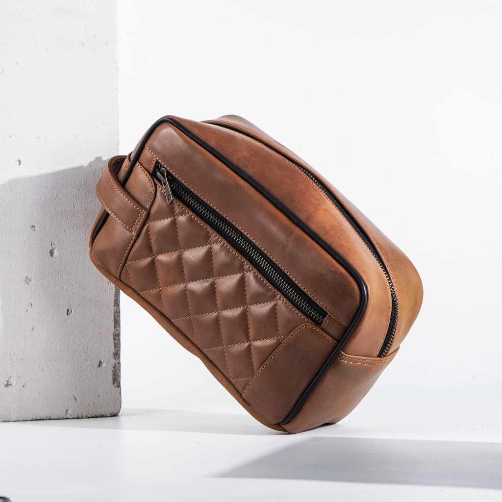 Handbag pria kulit asli, toiletries pria kulit asli, clutch pria kulit asli