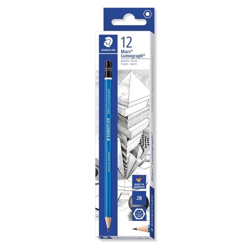 

STATIONERY HAUL- Pensil Ujian/Komputer Staedtler Lumograph 2B