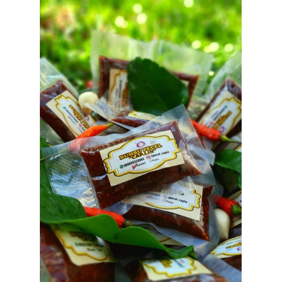 

Bumbu pecel / sambel pecel cap.lin kemasan 250 gram standard