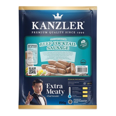 

Kanzler Beef Cocktail Sausage Ukuran 250g - 500g