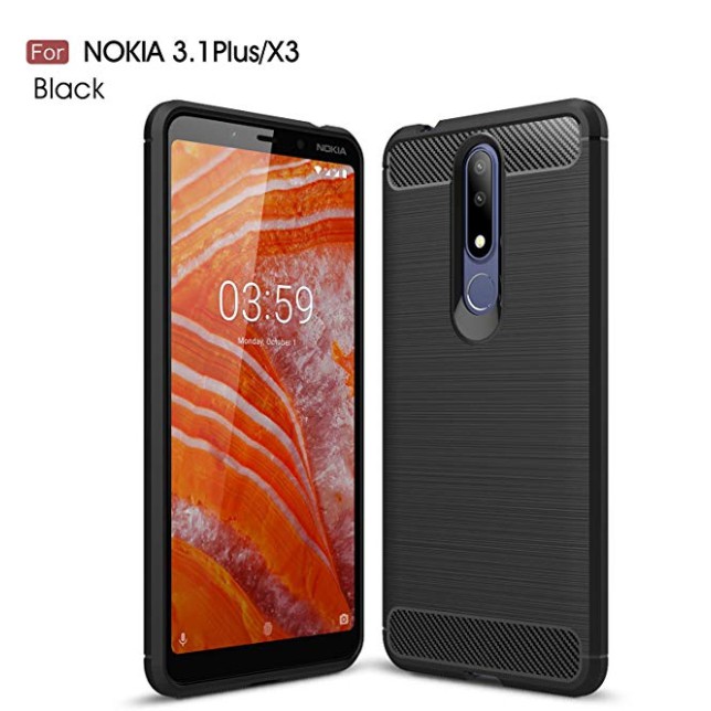 SoftCase Carbon Fiber Nokia 3.1 Plus X3