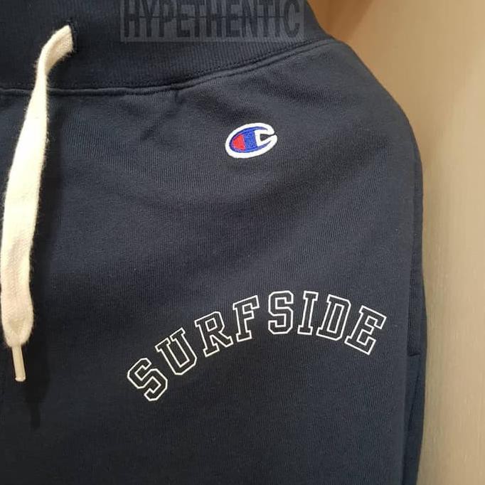 Champion Men Logo Shorts Navy Original / Celana Pendek Pria Cowok Man E4418