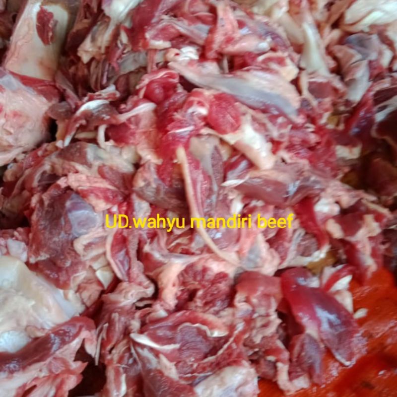 

tetelan daging sapi kemasan 1kg