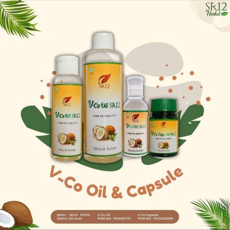 SR12 VCO ( virgin coconut oil ) Minyak kelapa murni/Minyak untuk Bayi/Melembabkan Kulit/Mengeringkan