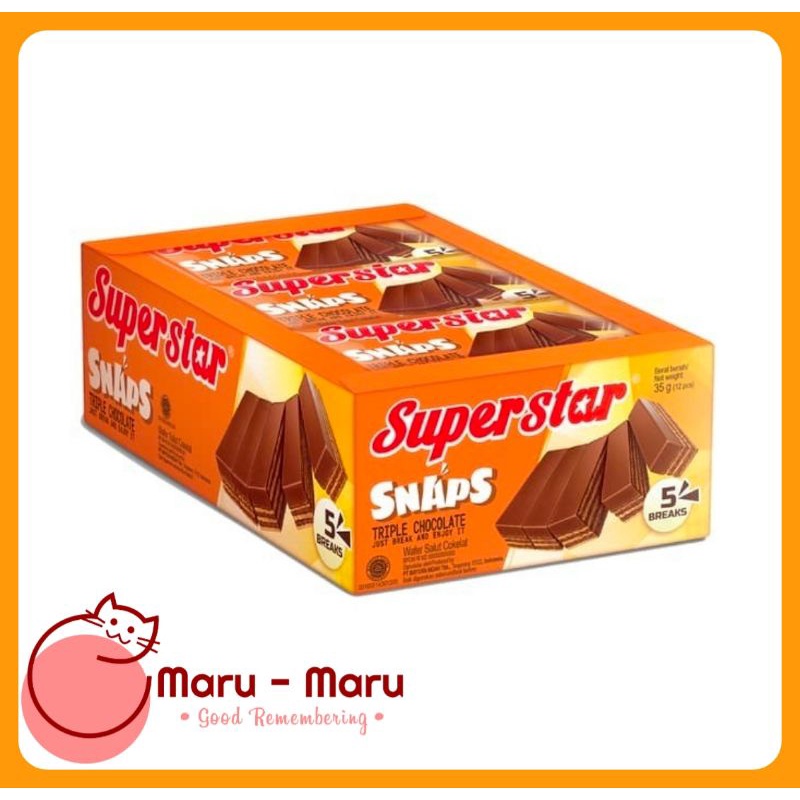 

Superstar Snap Wafer Cokelat 12pcs