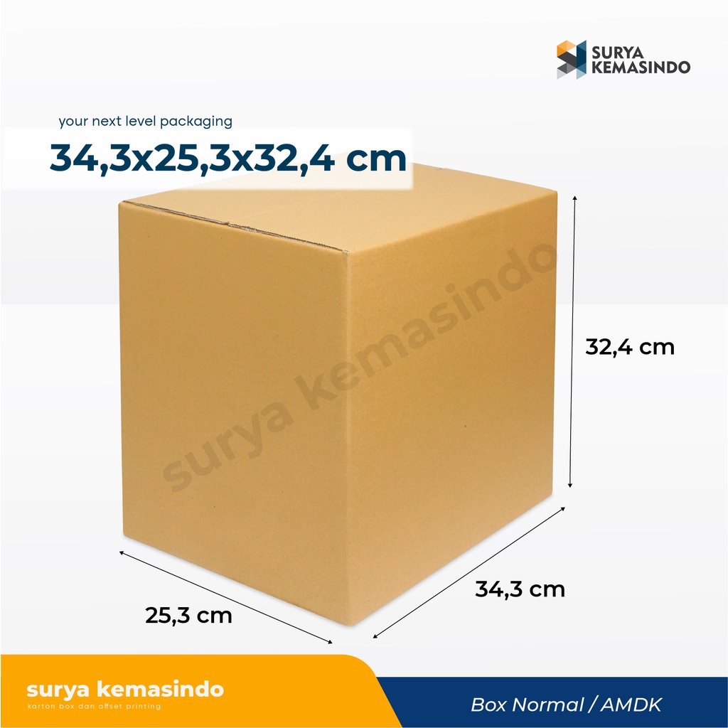 

Box 34.3x25.3x32.4 cm (12x1500 ml) Karton/kardus/paking/Kemasan/BoxNormal/normal/amdk/oleh-oleh/hampers/tinggi32/tinggi33