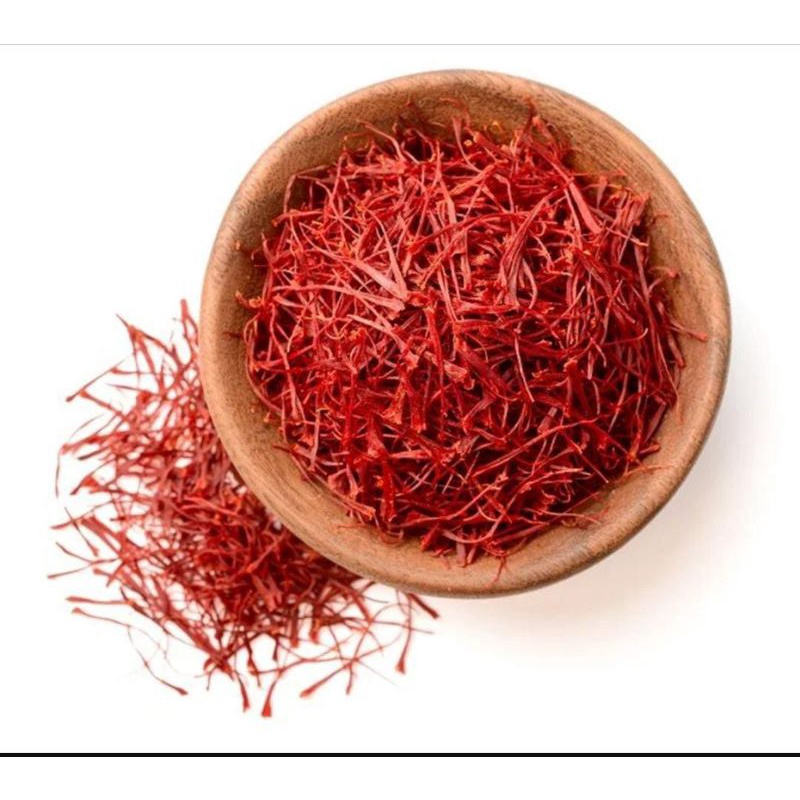 Saffron Super Negin Asli Anti virus anti oksidan Grade A/ 10 Helai Putik Safron