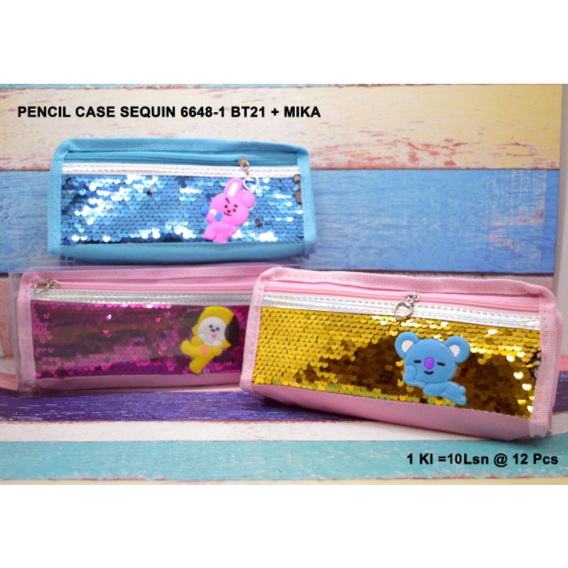 

pencil Case sequin
