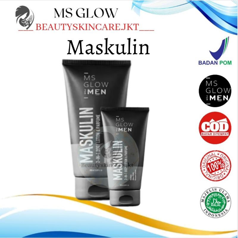 MS GLOW MASKULIN MEN ORIGINAL | MEN BODY LOTION